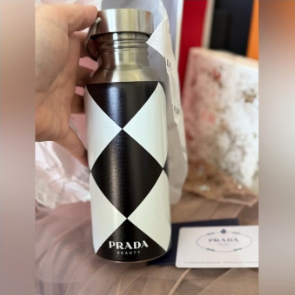 Prada Beauty Monochrome Diamond Water Bottle - Picture 2 of 4
